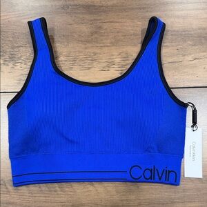 Calvin Klein Royal Blue Sports Top